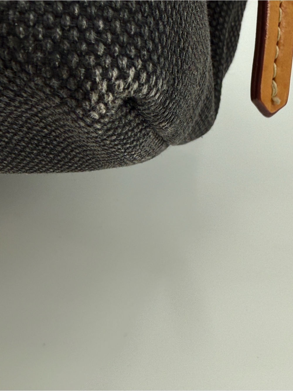 VTG Dooney & Bourke Black Canvas Leather Trim Satchel Bag | Classic Shoulder - Picture 9 of 16